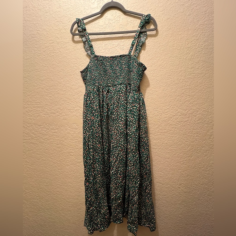 Torrid Smocked Tiered Midi Dress